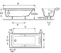Ванна акриловая 180x80 Jacob Delafon Odeon Up E6048RU-00 | СКИДКА ТОЛЬКО НА КОМПЛЕКТ