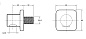Коленное соединение для шланга c обратным клапаном Jacob Delafon  E8463