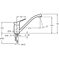 Смеситель Jacob Delafon Brive E78115-CP Смеситель Jacob Delafon Brive E78115-CP