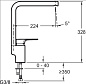 Смеситель Jacob Delafon Aleo+ E72358-CP Смеситель Jacob Delafon Aleo+ E72358-CP